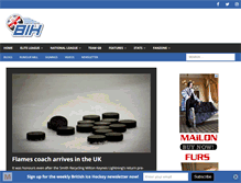 Tablet Screenshot of britishicehockey.co.uk